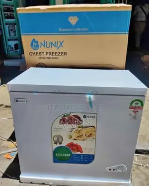 Nunix 200l Chest Deep Freezer (White* Color)