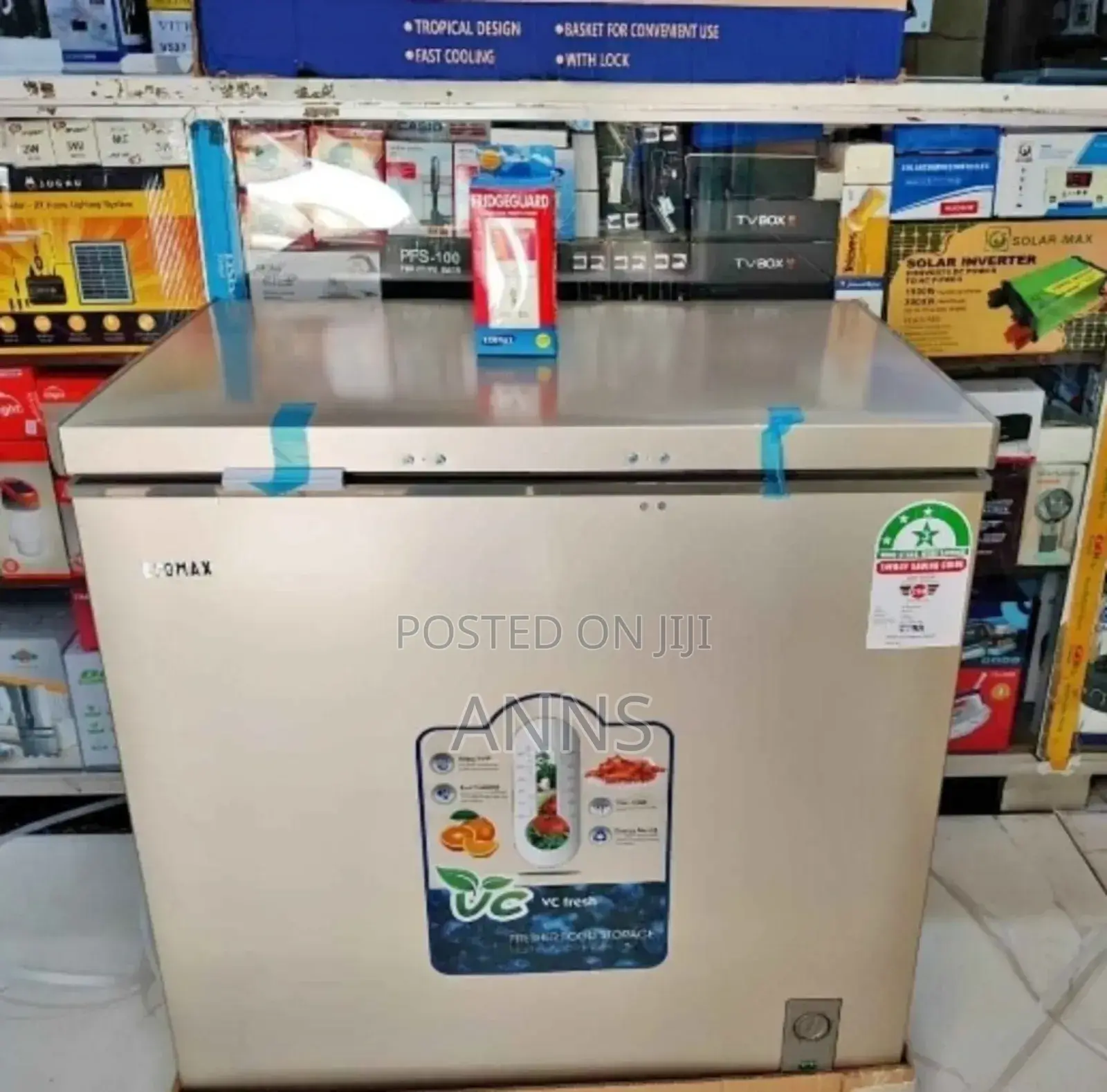 Ecomax 219 Litres Chest Deep Freezer (3 Star -Fast Cool)