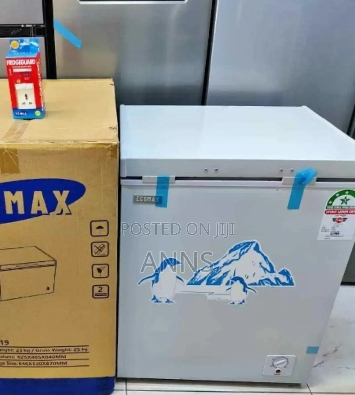 Ecomax 119 Litres Deep Freezer (3 Star -Fast Cool- White)