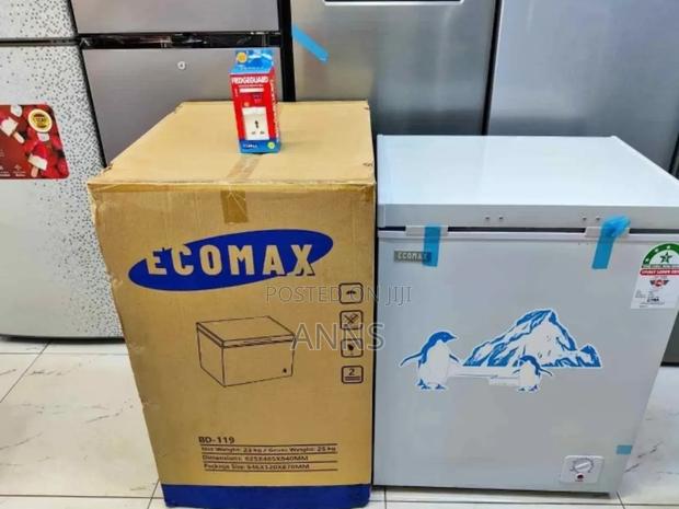 Ecomax 119l Chest Deep Freezer (3 Star -Fast Cool- White)