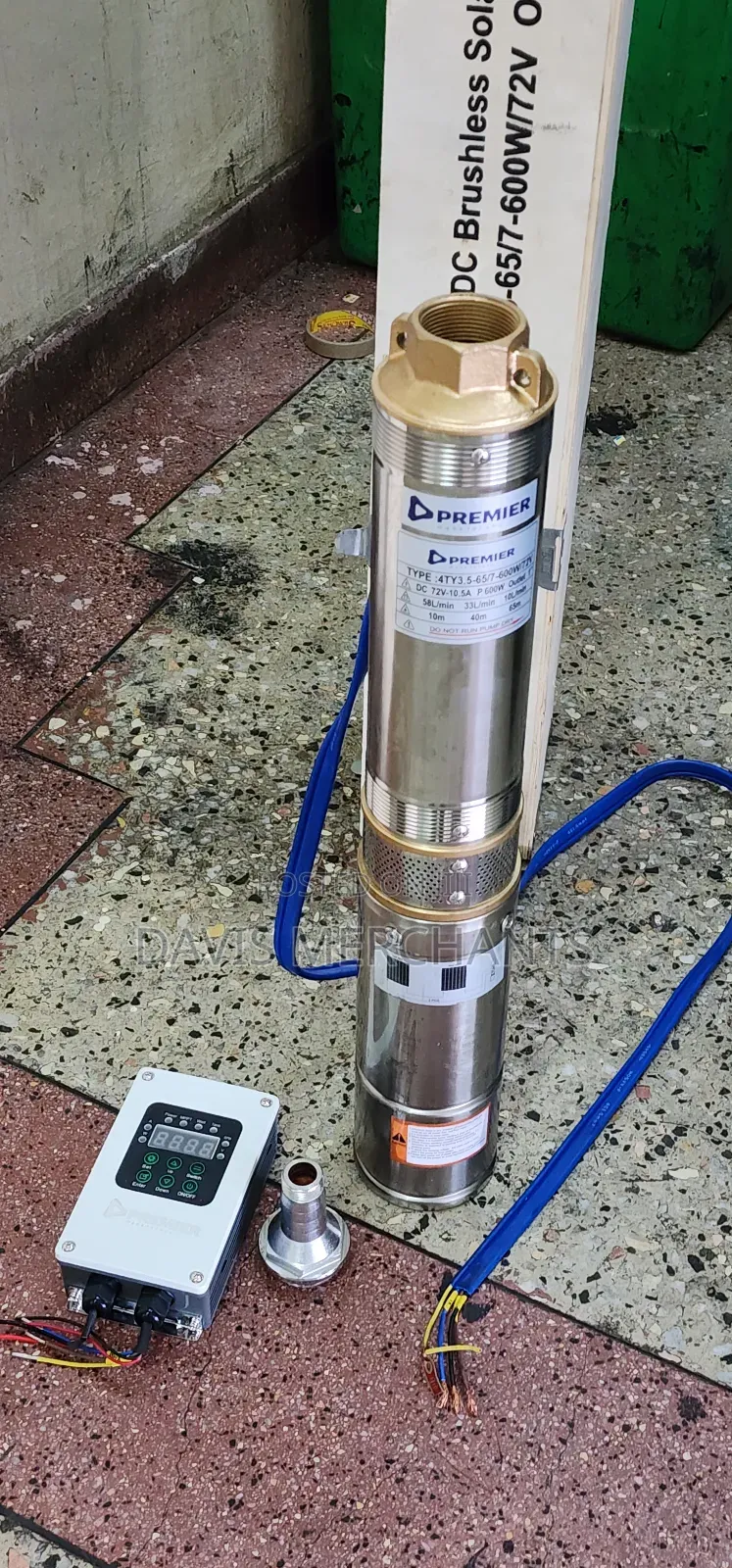 Solar Water Pump With Control Box Brushless Technology