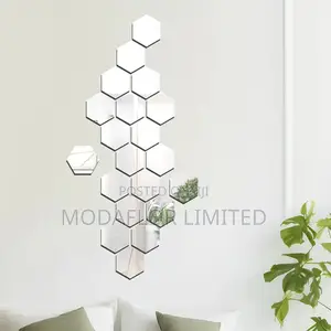 Premium Hexagon Crystal Shine Acrylic Mirrors