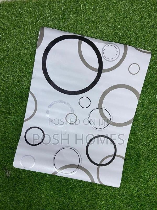 White Circle Diy Wall Covering Wallpapers