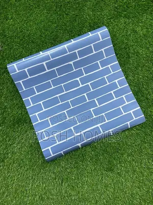 Blue Quality Brick Self Adhesive Wallpapers