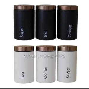 Sugar, Tea, Coffee Canisters