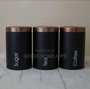 Sugar, Tea, Coffee Canisters