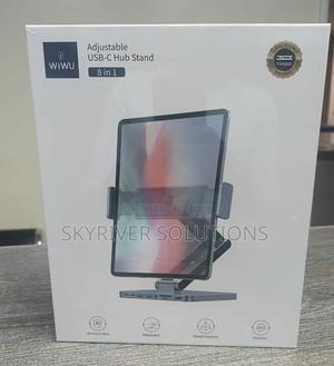 Wiwu Adjustable Usb-C Hub Tablet Stand (8 in 1) - thumbnail 2