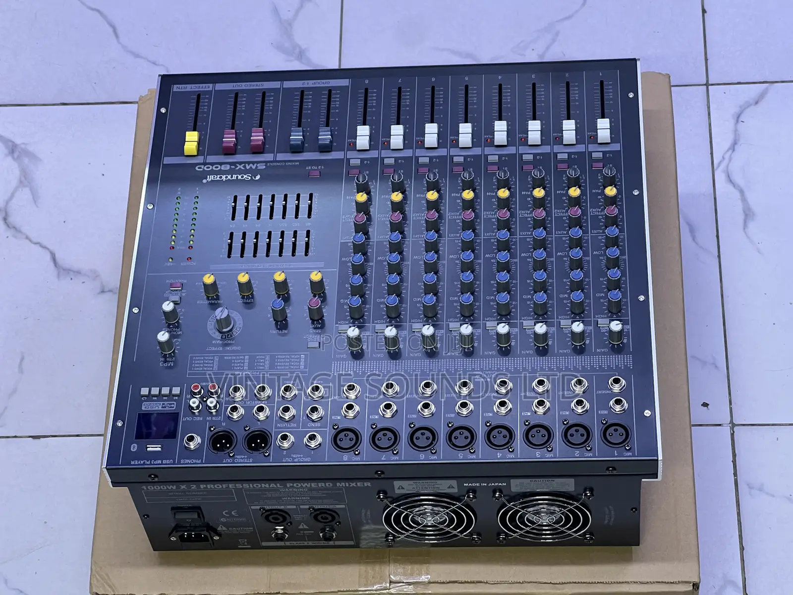 Soundcraft Smx800 8 Channel Active Powered Mixer With Usb Bt
