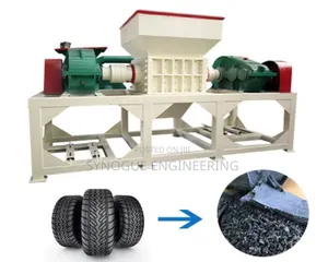 Tyre and Plastic Crusher/Shredding Machine
