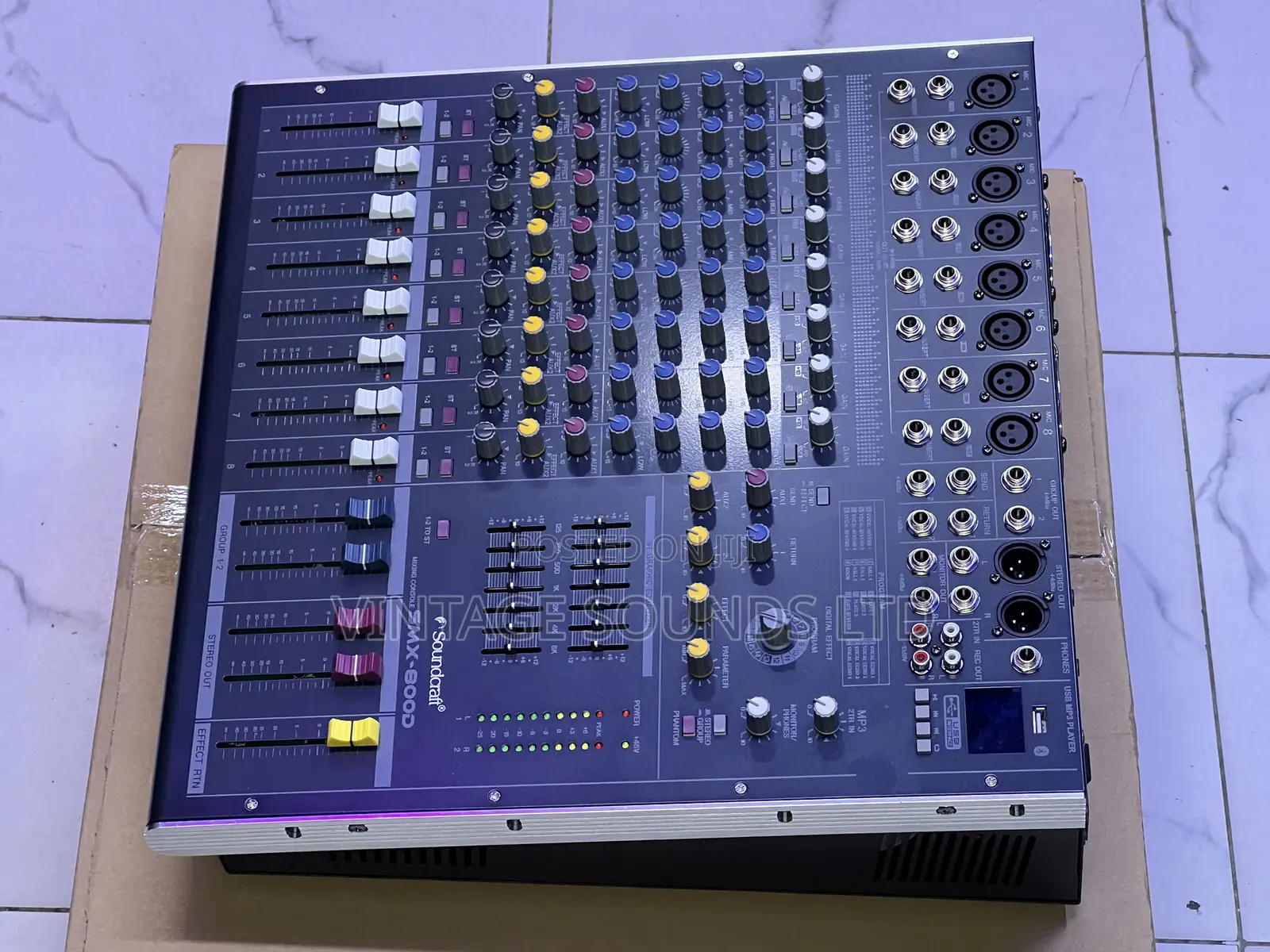 Soundcraft Smx800 8 Channel Active Powered Mixer With Usb Bt