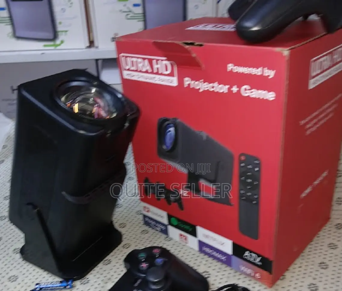 Portable Projector With Game Controller X2 1080p | 180° Rotation