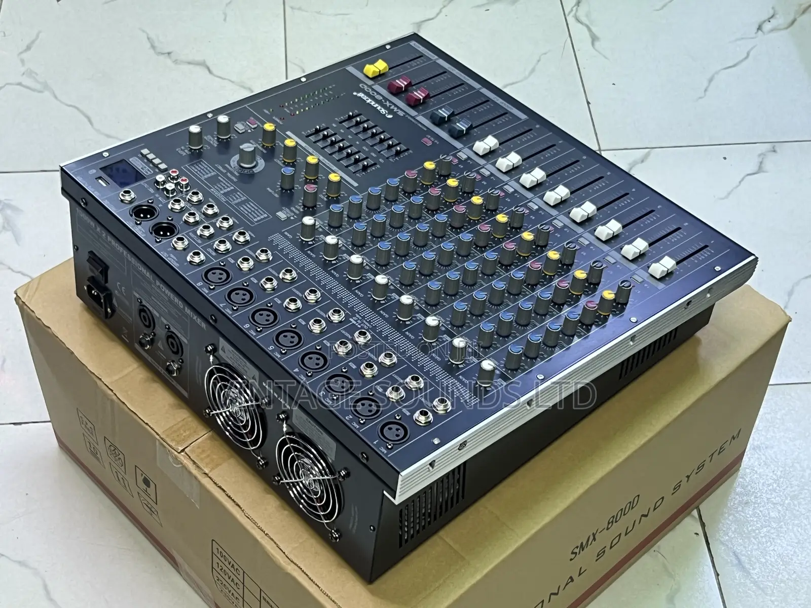 Soundcraft Smx800 8channel Powered Mixer Amplifier With Usb , Bt Fx