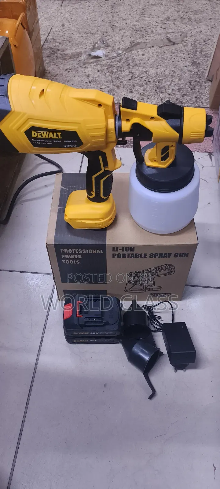 Dewalt Cordless Spray Gun