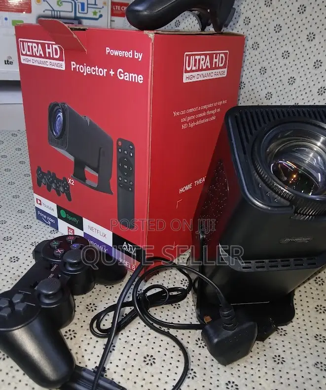 Ultra Hd Projector With Game Controller X2 Projector