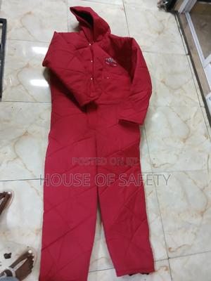 Red Eeskimo Safety Overalls - thumbnail 2