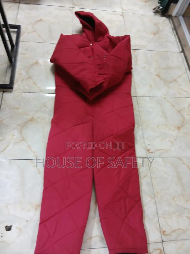 Red Eeskimo Safety Overalls - thumbnail 3