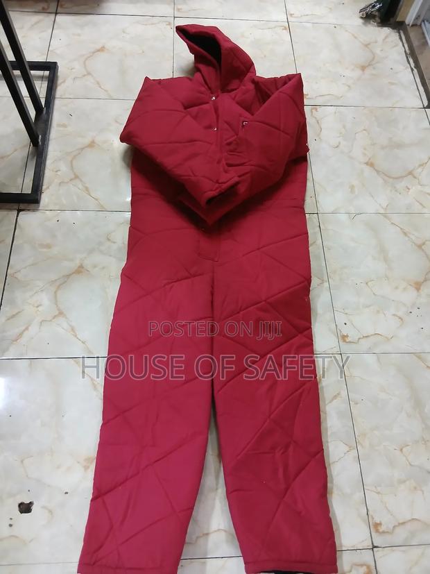 Red Eeskimo Safety Overalls - thumbnail 4