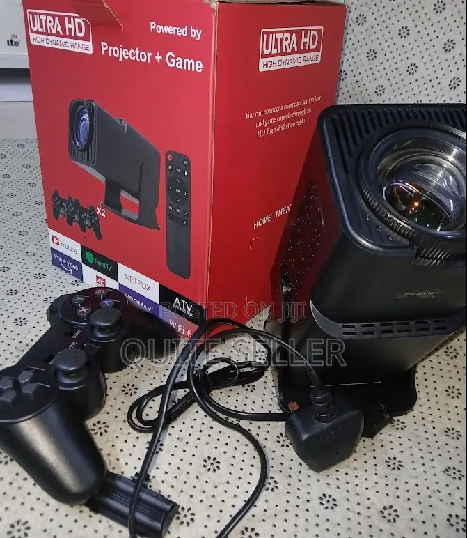 Hy320 Ultra Hd Projector With Game Controller X2 Content . . .