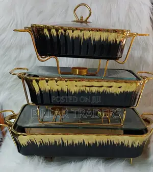 Ceramic Chaffing Dish Set