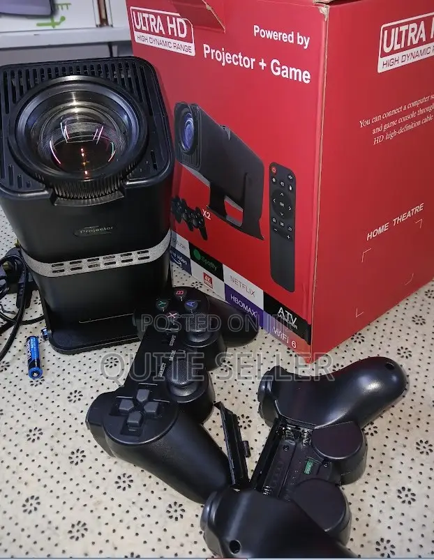 Hy320 Ultra Hd Portable Projector With Game Controller X2portable