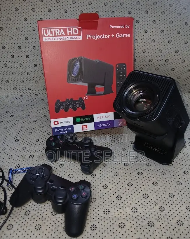 Hy320 Ultra Hd Portable Projector With Game Controller X2portable