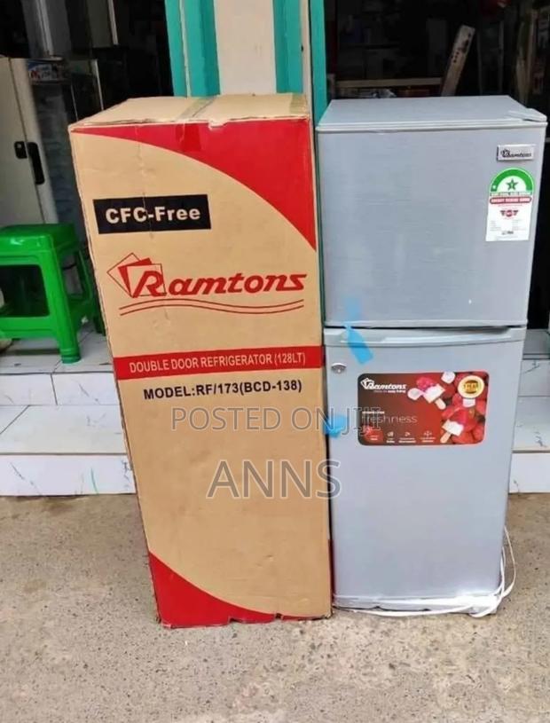 Ramptons 128 LTRS Two Door Refrigerator (Rf-173*r)