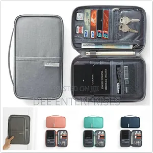 Multifunctional Travel Passport and Document Organizer