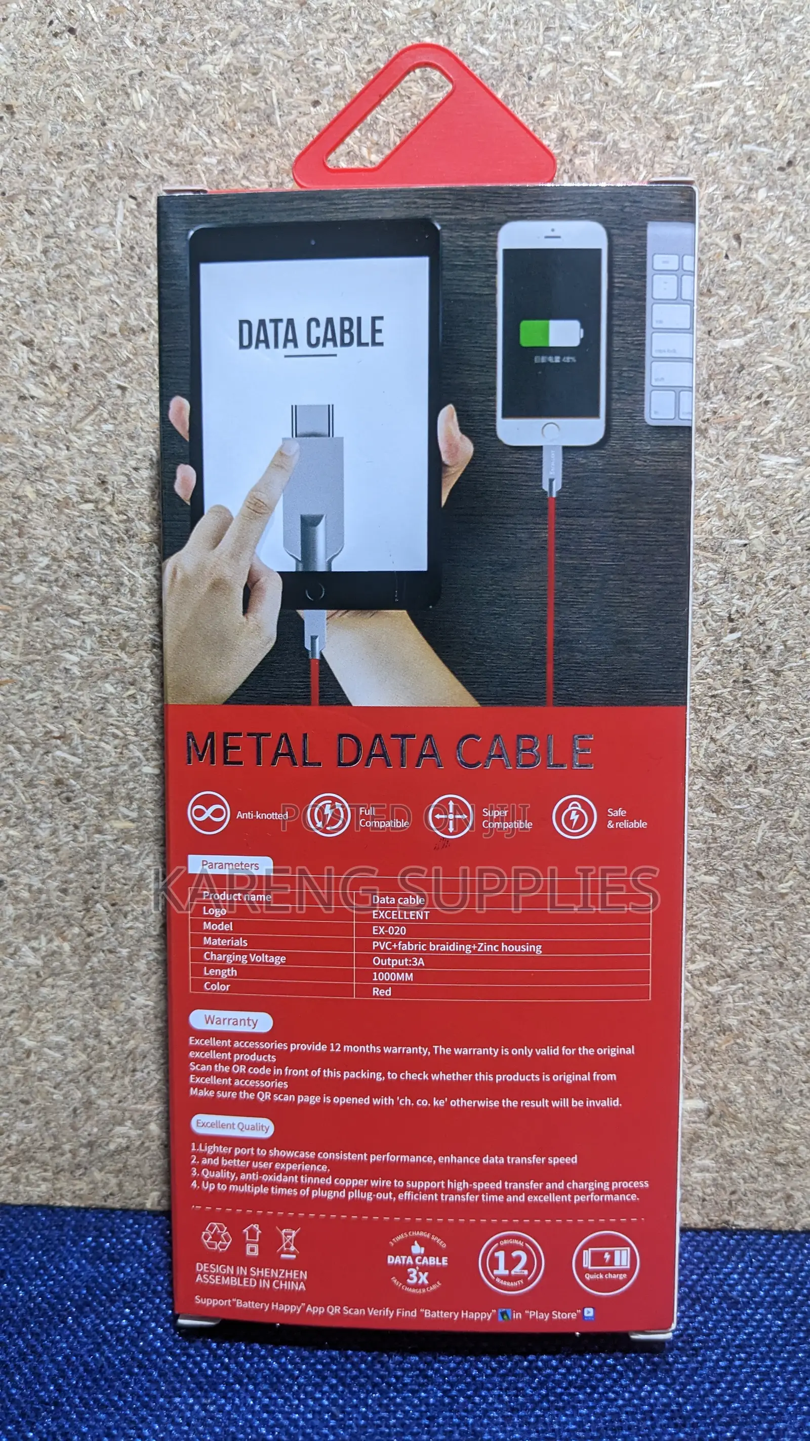 Excellent Type C Metal Data Cable