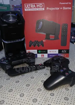  Portable Projector Original With Game Controller X2 180° Rotation