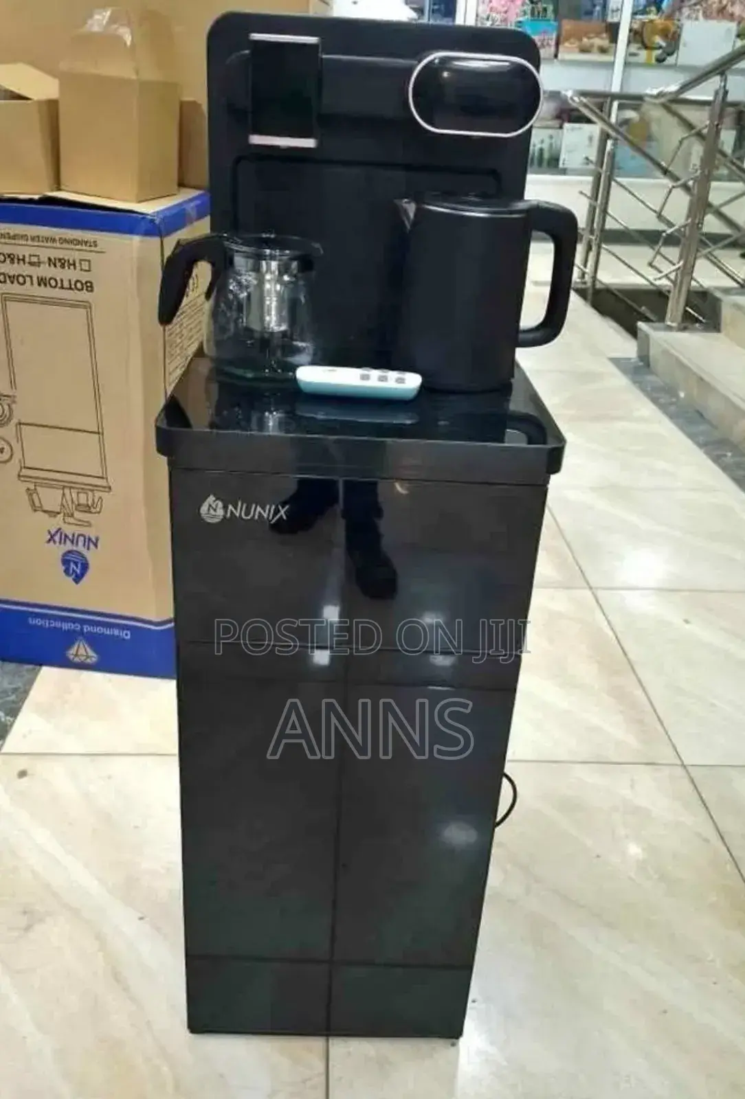 Nunix A1c Bottom Water Dispenser With Remote Control + Heater Jug