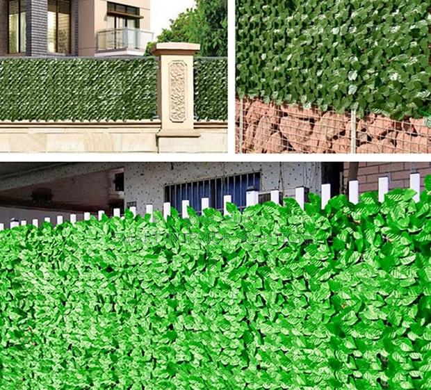 Weather Resistant Artificial Fence - main view