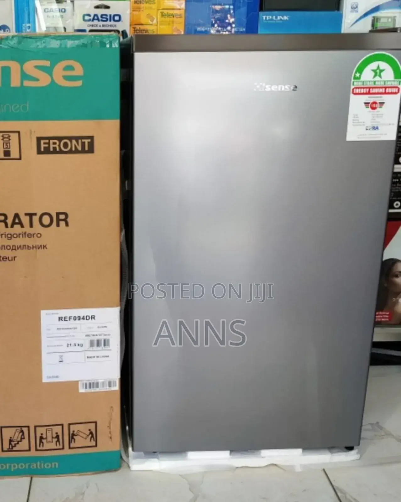Hisense 94 Litres Single Door Refrigerator (Grey Color) Hs94*