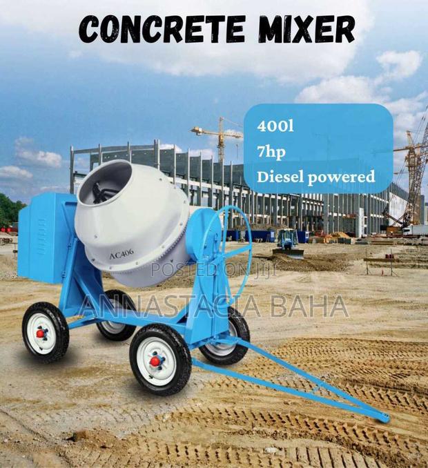 Aico 400litres Concrete Mixer - main view