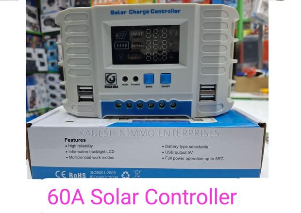 Top Spec 60a Solar Regulator - Ideal For Large Battery Banks - main view