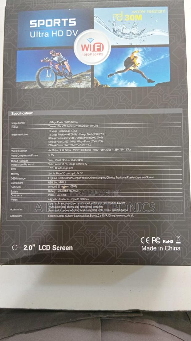 H16 Waterproof Action Camera - thumbnail 3