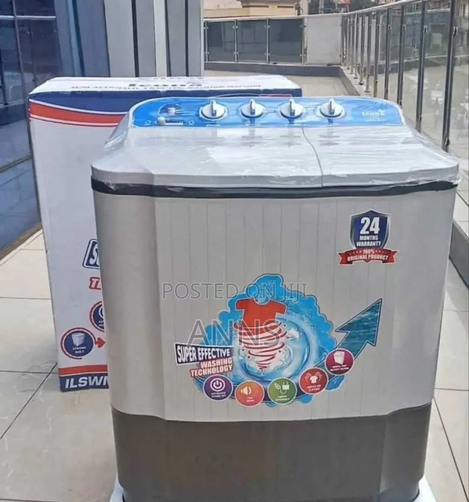 Icona 9.5 KGS Twin Tub Top Load Washing Machine Wmi9.5*
