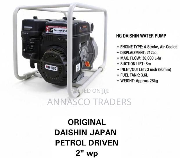 Original Daishi Japan Petrol Driven 2" Water Pump