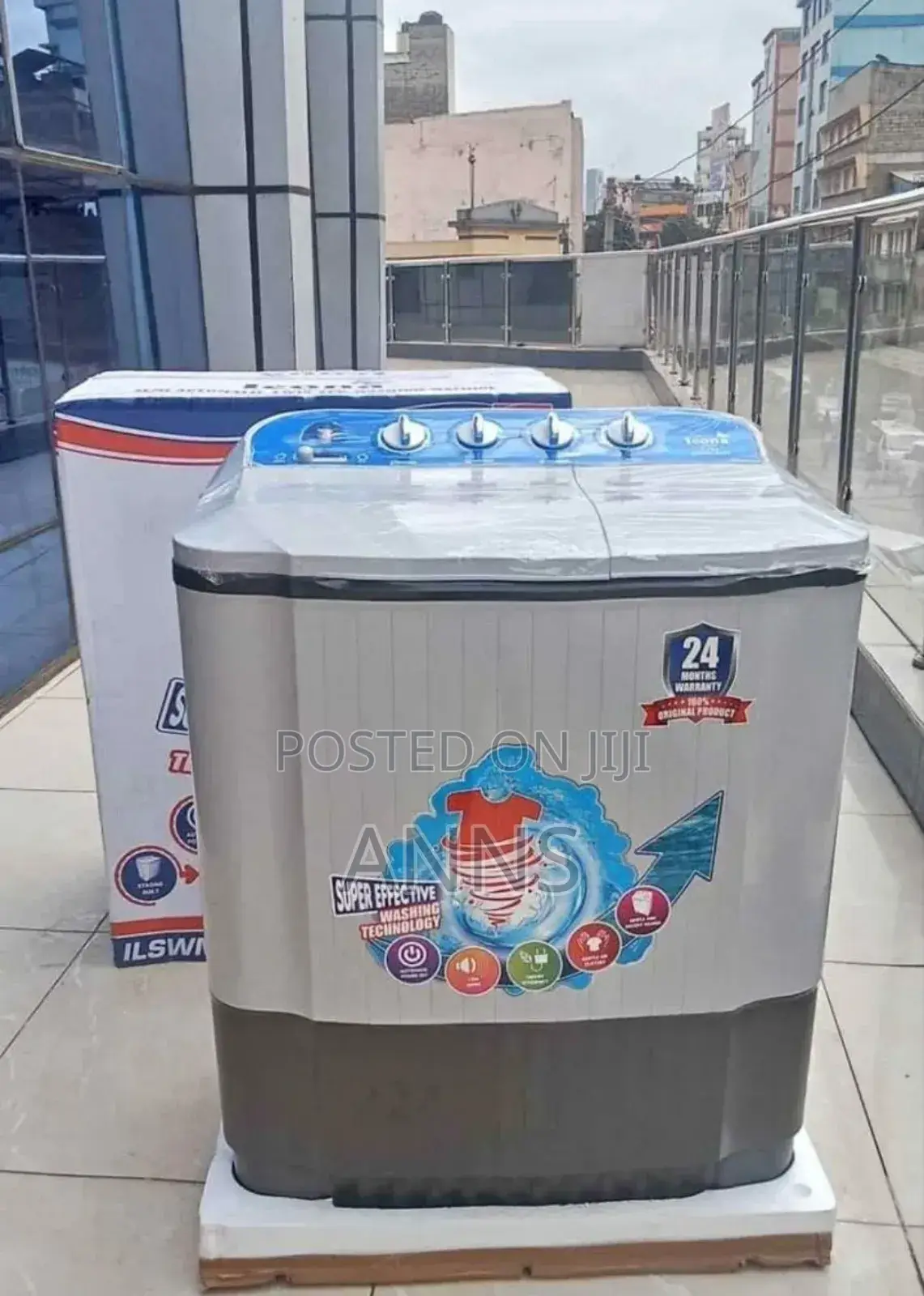 Icona 9.5 KGS Two Tub Top Load Washing Machine Wmi9.5*