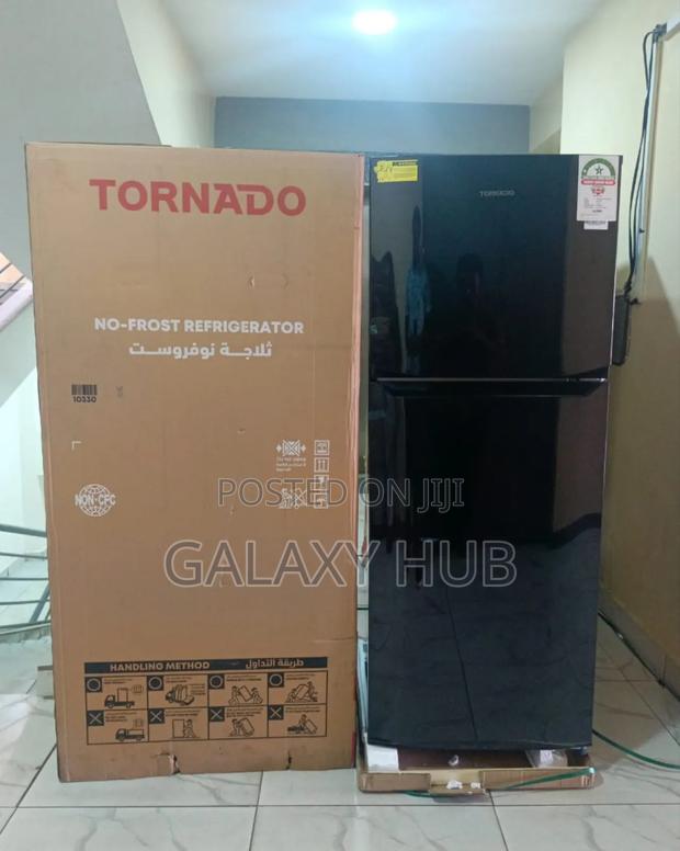 Tornado 304l Double Door Fridge, Total No Frost, Big Ice Cube