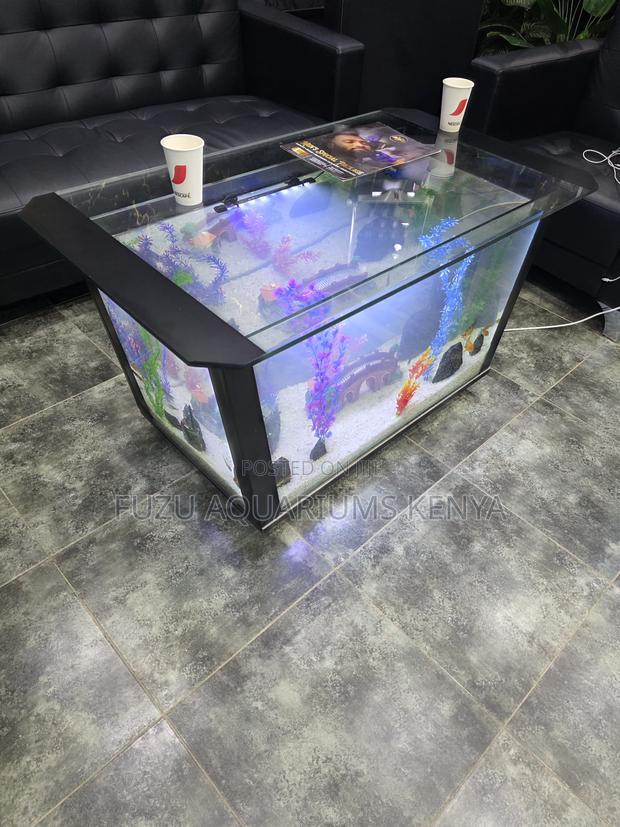 2-in-1 Aquarium Coffee Table (Unique Design) - main view