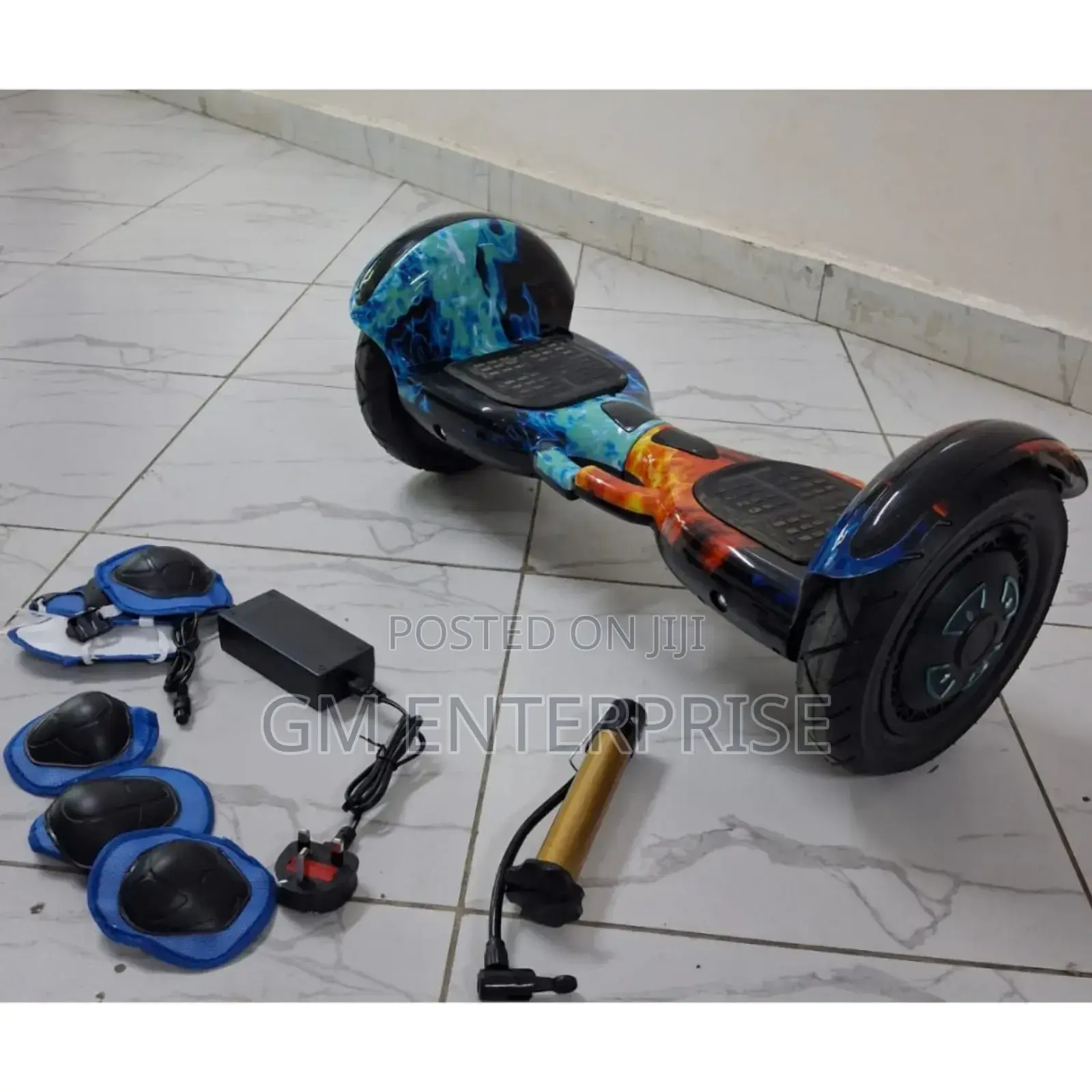 Hoverboards*
Inflatable Wheels
Guards 
Bluetooth Connectivity
