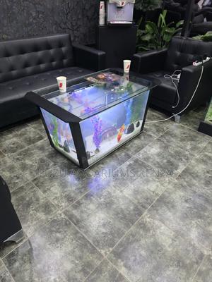 Illuminated Aquarium Coffee Table - Ready to Use - thumbnail 2