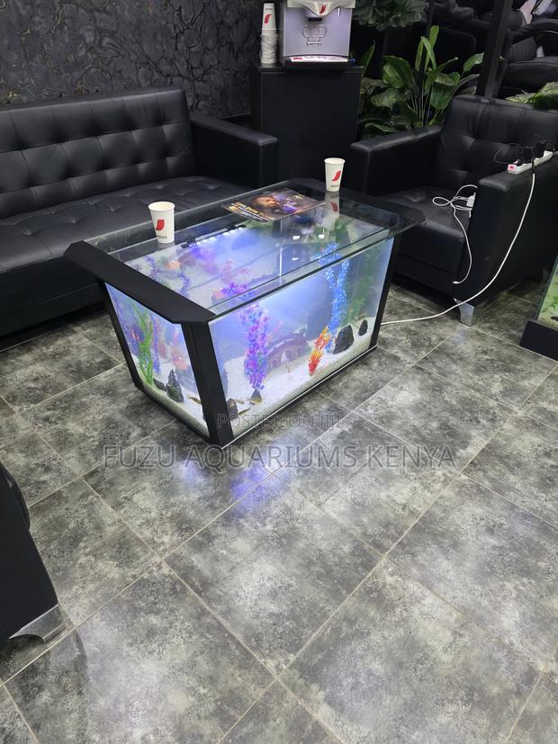 Illuminated Aquarium Coffee Table - Ready to Use - main view