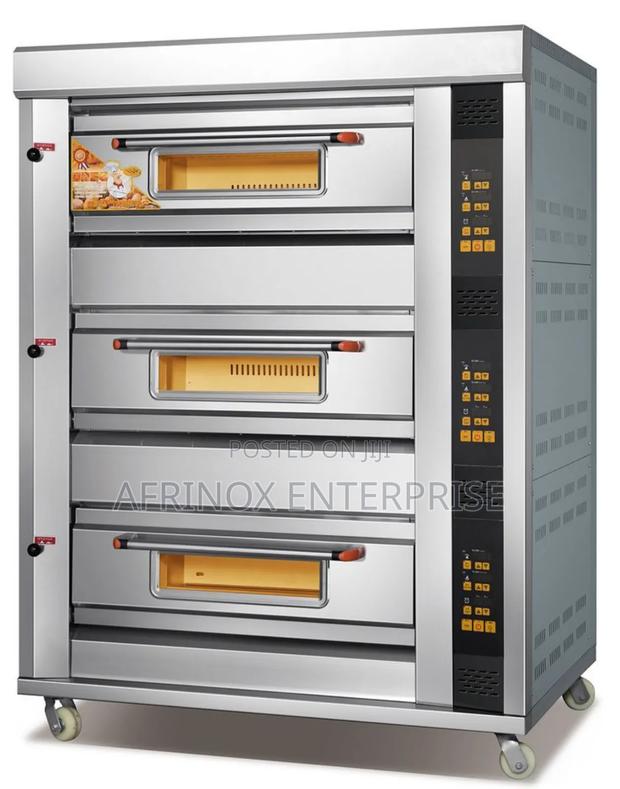 6-Tray 3-Deck Commercial Oven – Bake Like a Pro in Bakery