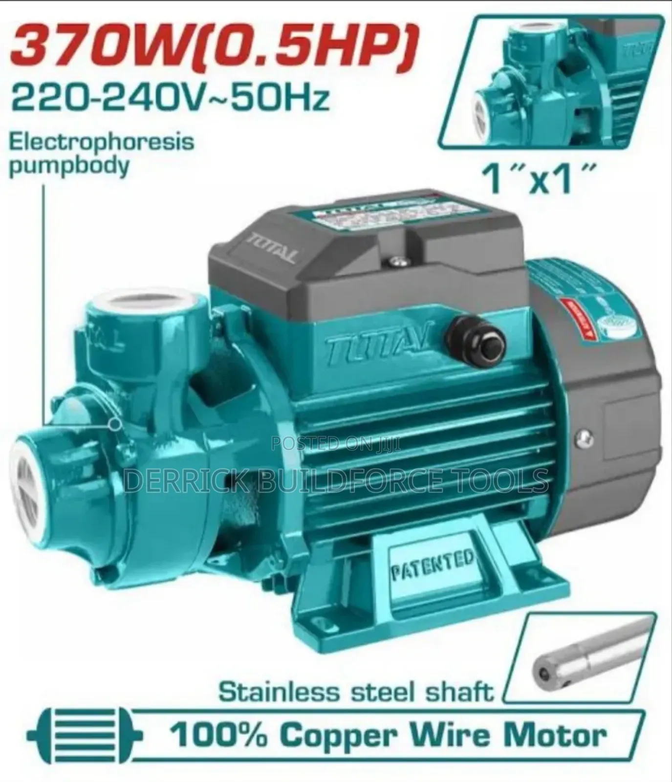 Total 0.5hp Booster Pump