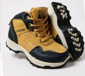 Black Gold Black Coffee Brawn Kids Ankle Boots - thumbnail 2