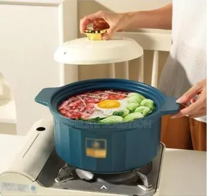 Ceramic Casserole Cooking Pot With Alid