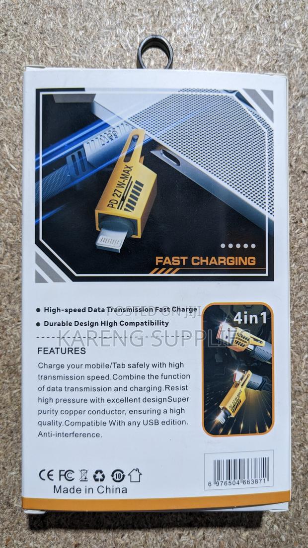 4 in 1 Flat Wire Cable - thumbnail 2