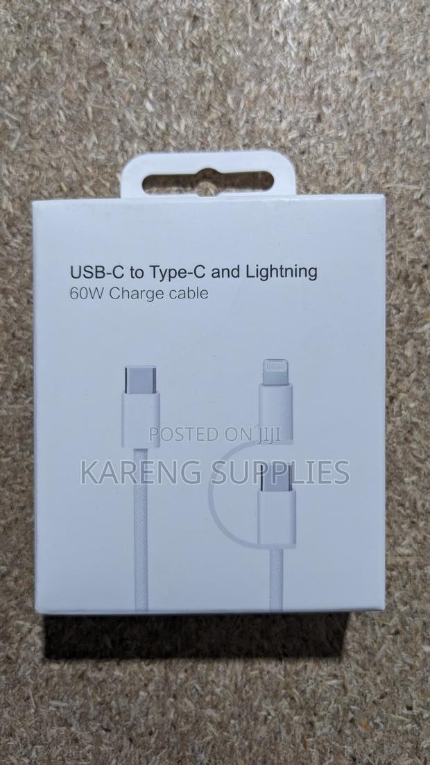 Usb-C to Type-C and Lightning - main view
