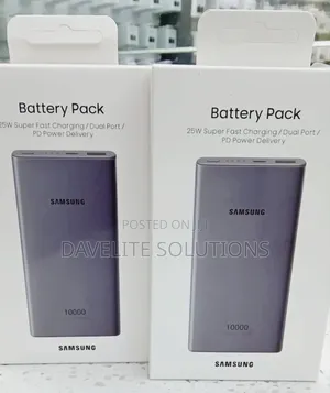 Original Samsung Powerbank, 10,000mah, 25w Fast Charging